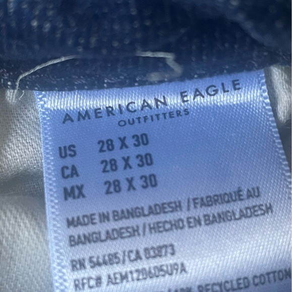 American Eagle Outfitters Men’s 28x30 Airflex+ Athletic Straight Jeans - Picture 8 of 8